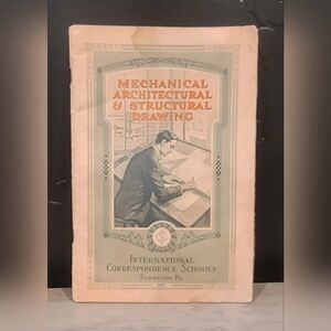 Vintage Mechanical Architectural & Structural Drawing Booklet [ Read Details ]
